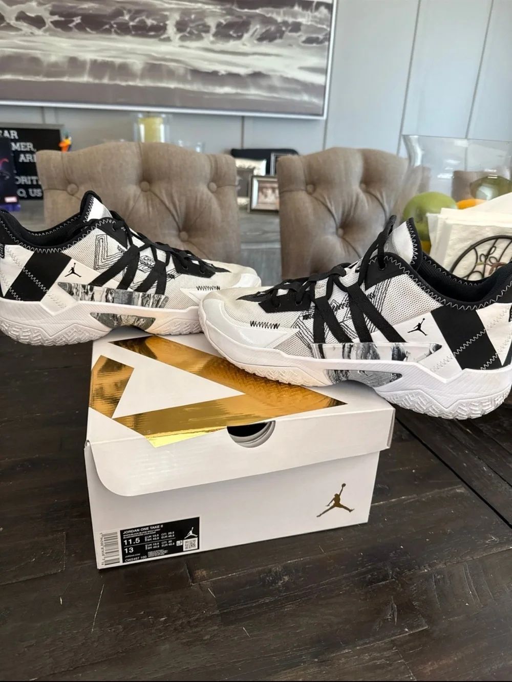 Jordan One Take II Men's Basketball Shoes. Size 11.5